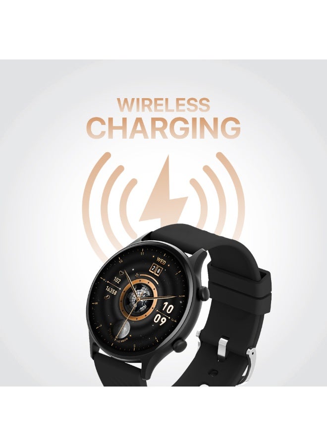 LYCKA Smarto W'Pro Smartwatch - 1.39-inch HD TFT Full Touch Display, IP68 Waterproof, 15-Day Standby, Bluetooth 5.3, Health & Fitness Tracker - Black - Image 4